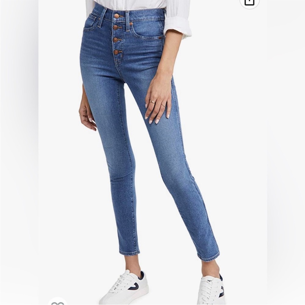 Madewell 10” High-Rise Skinny Jeans Size 27